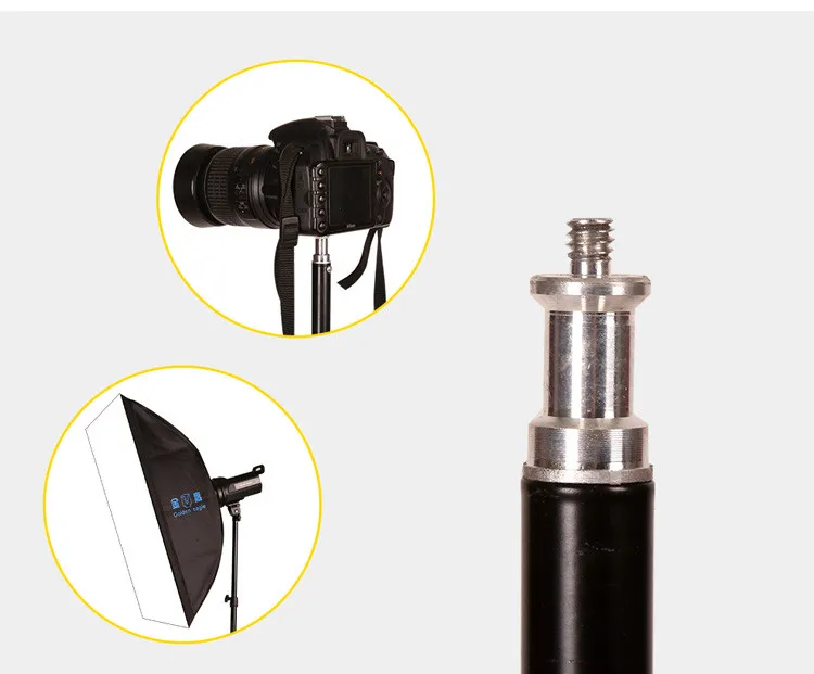 Осветительная стойка 2 м с софтбоксом фоторамкой фотооборудованием алюминиевый