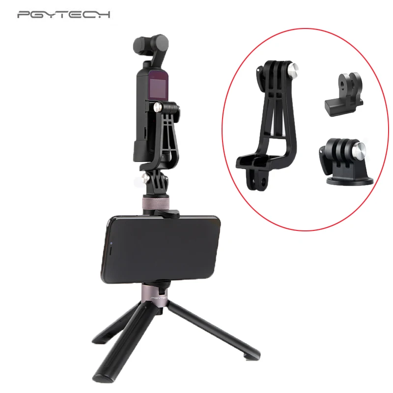 PGYTECH OSMO Pocket DJI 2 Mount Kit Экшн-камера L кронштейн +/Универсальное крепление на 1/4/порт