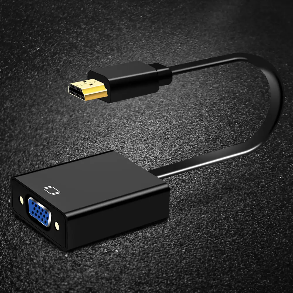 HDMI в VGA PS4 адаптер конвертер папа Famale с аудио кабелем для HDTV ПК ноутбука
