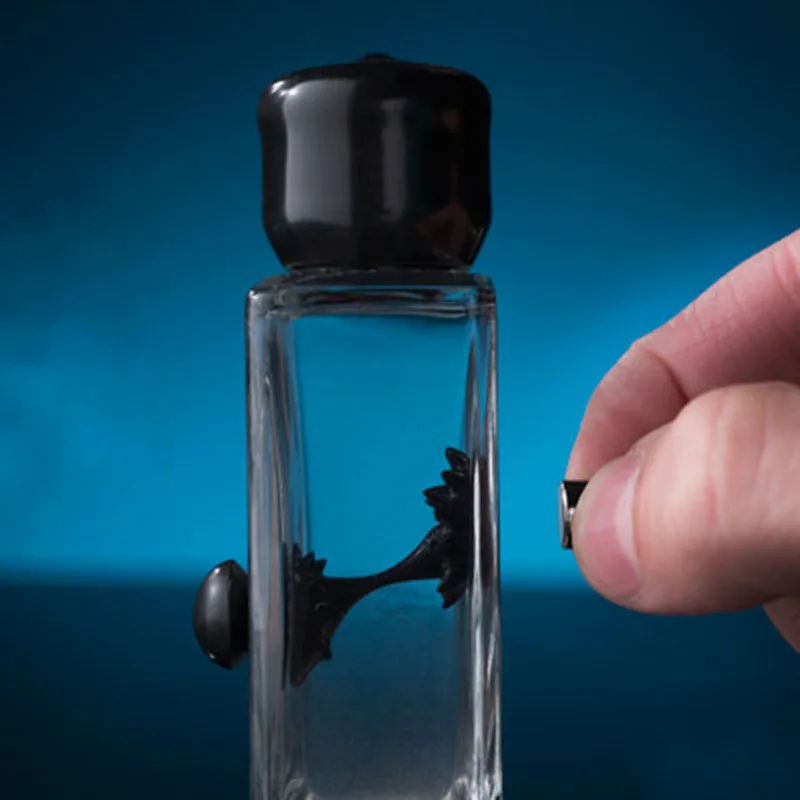 Магнитная феррофлюид бутылка удивительная жидкость с 2 магнитами давление