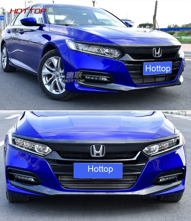 ABS Car Front Fog Light Eyelid Decoration Cover Trim Strips Stickers For Ford Honda Accord 10th 2018 Up Styling Accessories | Автомобили и