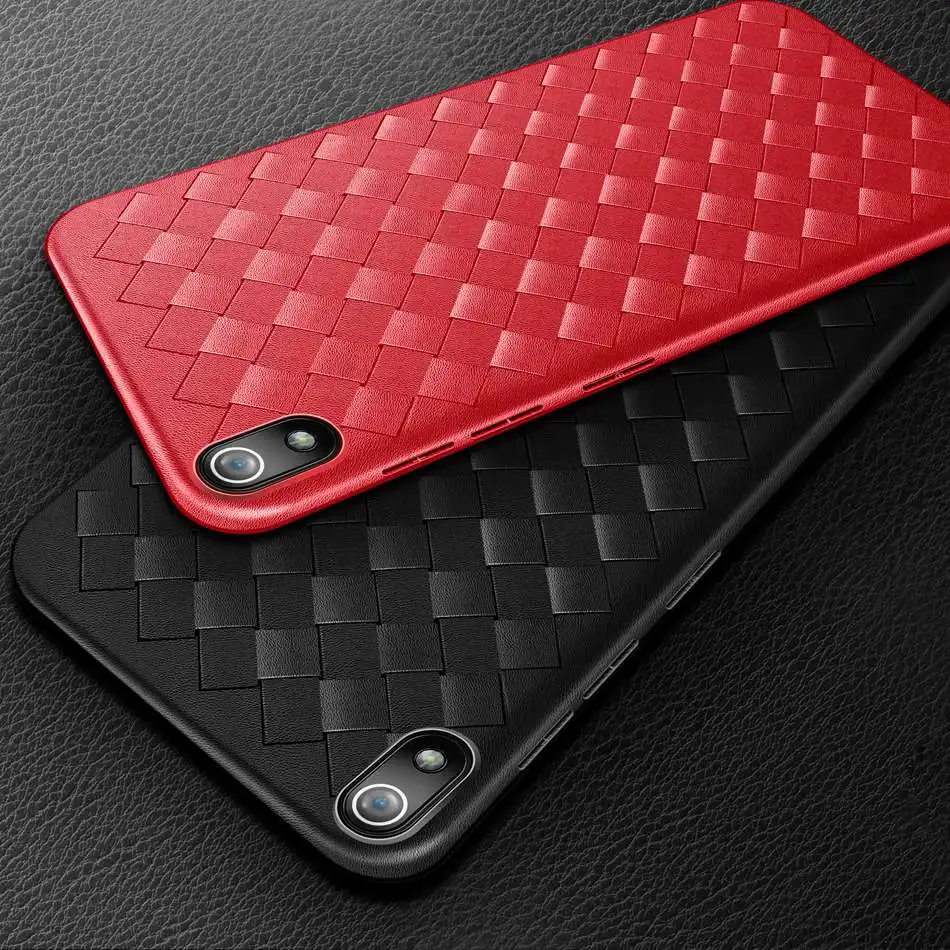 Супермягкий ТПУ чехол для телефона Xiaomi Redmi 7A тонкий силиконовый ткачества Redmi7A