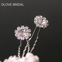 vintage crystal hairpins hair jewelry accessory for wedding party 6 pieces a lot