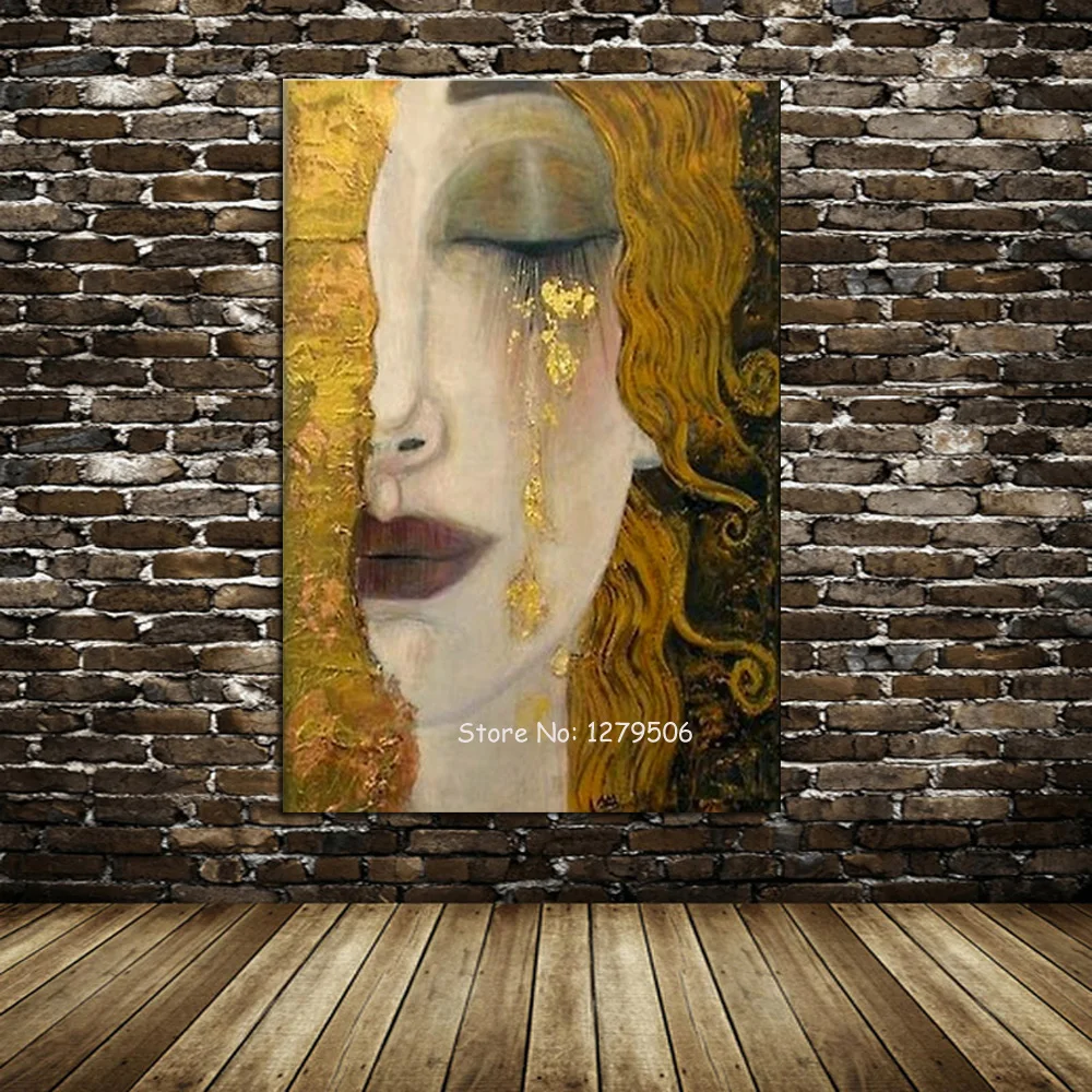 Картина золотые слезы густава климта