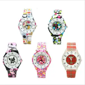 2017 бренд willis новые часы 5 видов цветов цветы дизайн аналоговые женские водонепроницаемые часы для мальчиков и девочек детские часы