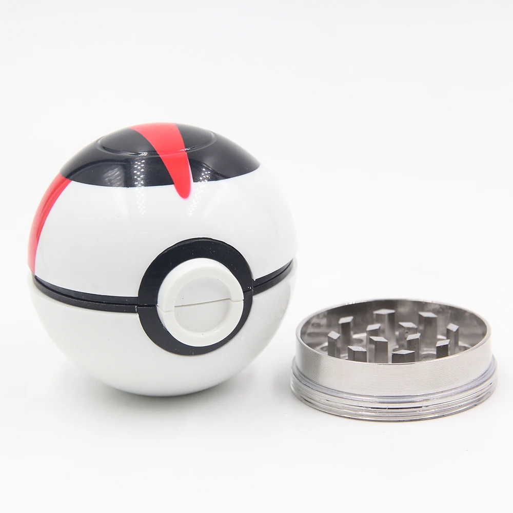 1 шт. 3-слойный цинковый пластик Pokemon Pokeball измельчитель табака травы | Дом и сад