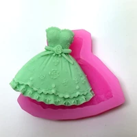 small skirt silicone mold for soap making cake decorating