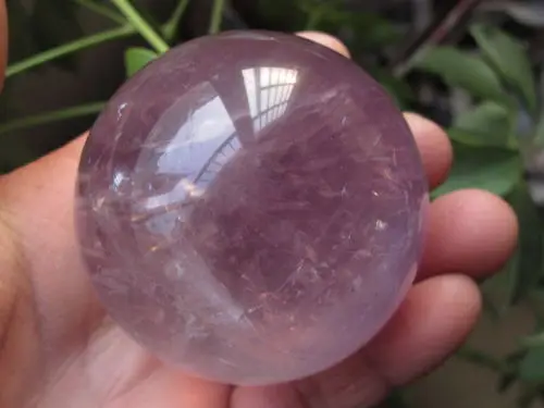 WW 04739 NATURAL AMETHYST QUARTZ CRYSTAL SPHERE BALL Healing | Дом и сад