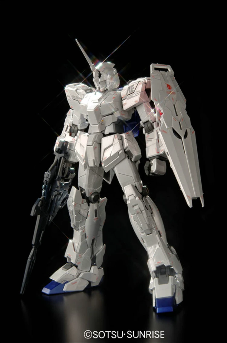 Bandai Gundam MG 1/100 RX 0 Единорог Ver.Ka титановая отделка сборные модели наборы экшн