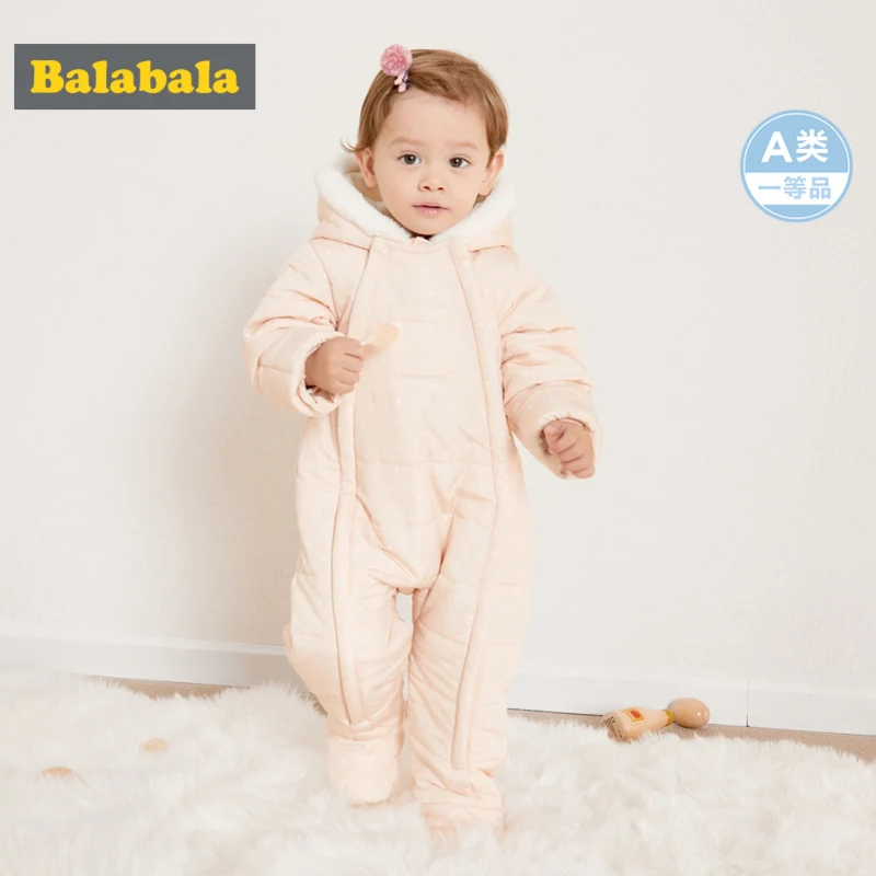 Balabala/детский зимний комбинезон на двойной молнии с подкладкой для маленьких