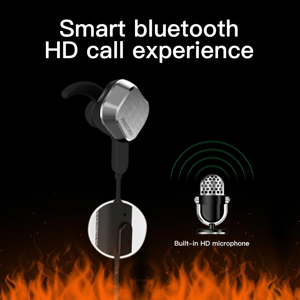 Беспроводные магнитные спортивные наушники REMAX S2 Bluetooth 4 2 со стереозвуком
