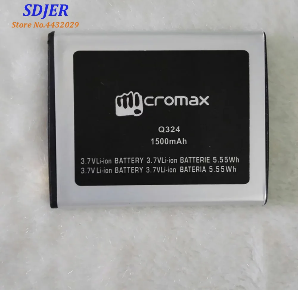 Высокое качество оригинальный для Micromax Q324 мобильный телефон литиевая батарея