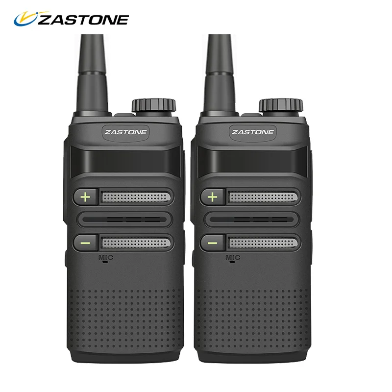 2 шт ZASTONE ZT X5 портативная рация 1500 мАч 3 Вт 400 470 МГц двухсторонняя