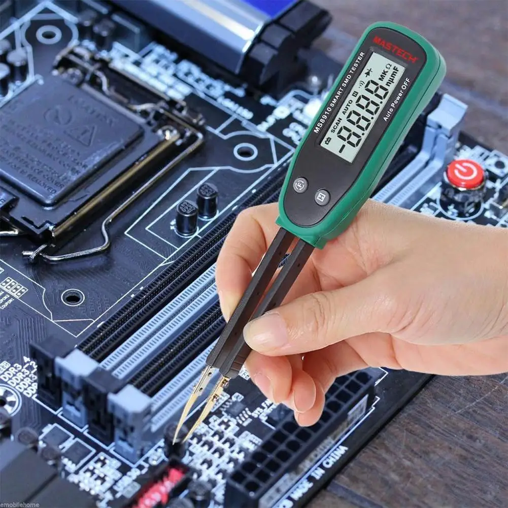 Yiwa Смарт Mastech SMD Автоматическая идентификация тестер зажим для сопротивления емкости