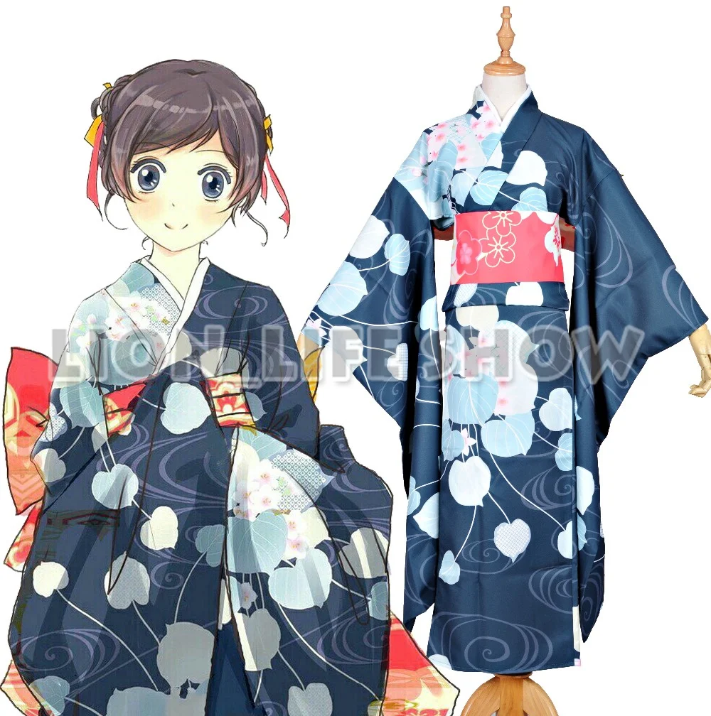 Kamisama Love Kiss Momozono Nanami женское длинное кимоно для косплея|cosplay costume|kimono cosplaycostumes kimono |