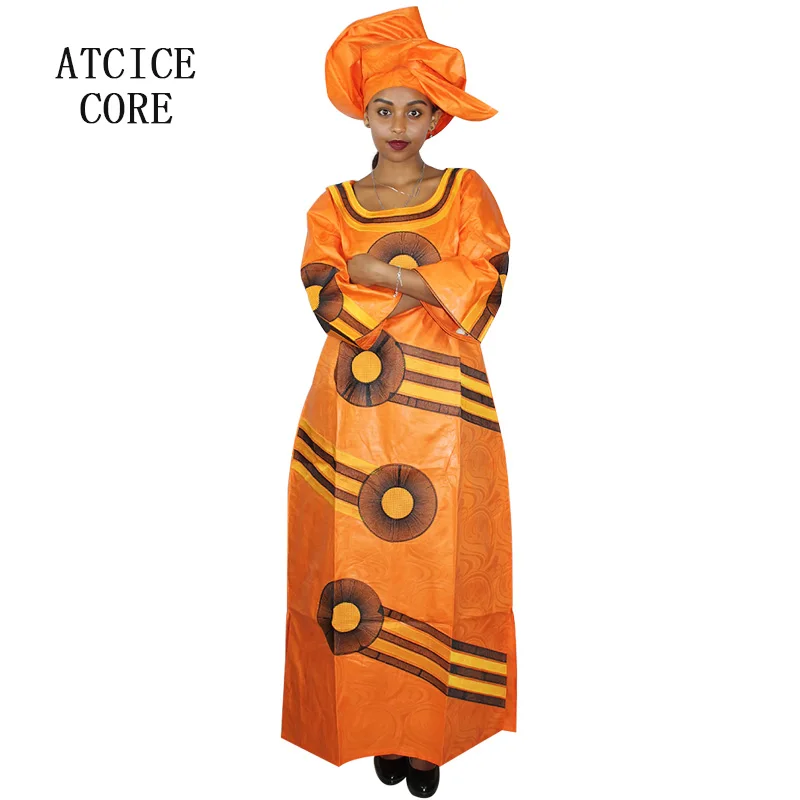 Африканские платья для женщин Модный традиционный дизайн 100% хлопок африканский