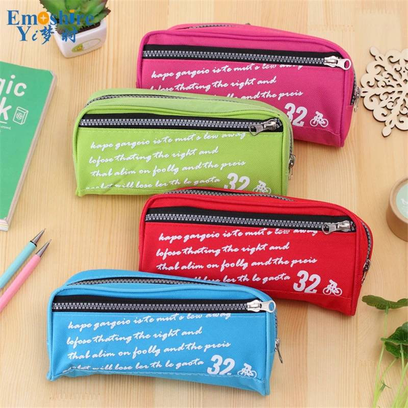 

New Arrival Fresh Style Pencil Case Stationery Storage Bag Escalar Papelaria Escolar School Supplies Pen Bags For Kids Gift B177
