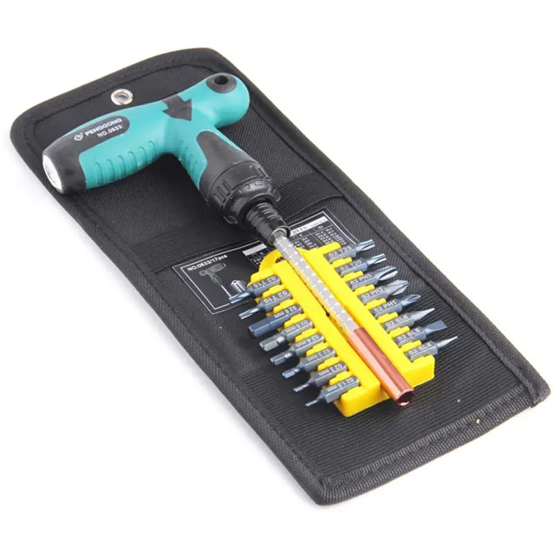 PENGGONG Multitool Screwdriver Set Magnet Telescopic Rod Ratchet Torx/Phillips/Hex Bits T Wrench Hand Tools 17pcs | Инструменты