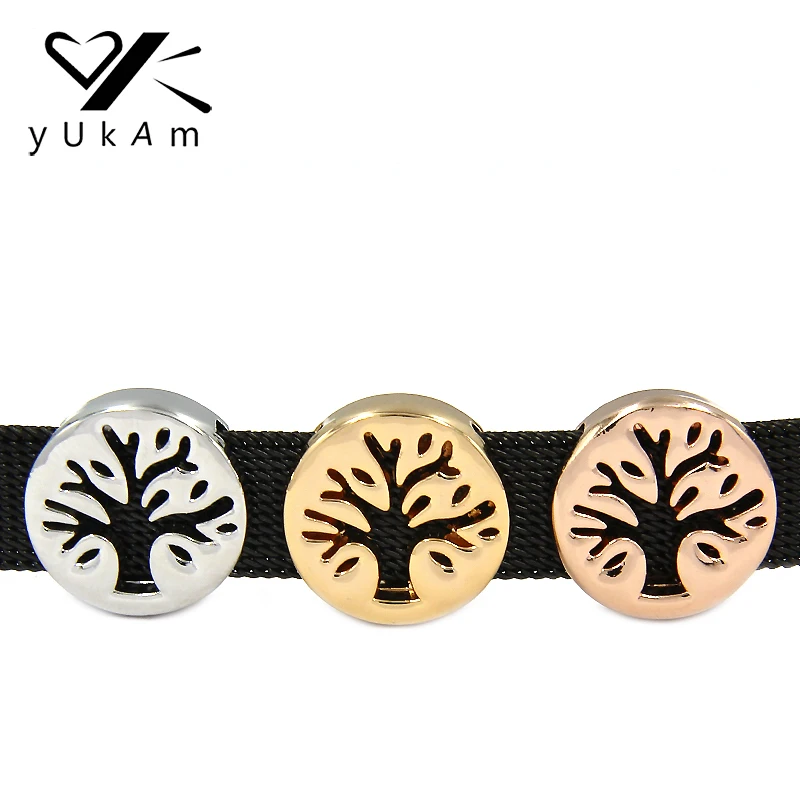 YUKAM Keeper Дерево жизни горка подвески для нержавеющей стали сетка браслеты Ключи