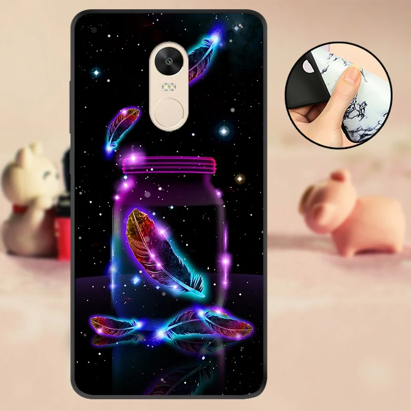 SYMPW Мраморный чехол для телефона Xiaomi Redmi Note 4X, чехол 3G+ 32G, черный мягкий чехол из ТПУ для xiomi Xiaomi Redmi Note 4, чехол, глобальная версия - Цвет: SYMPW