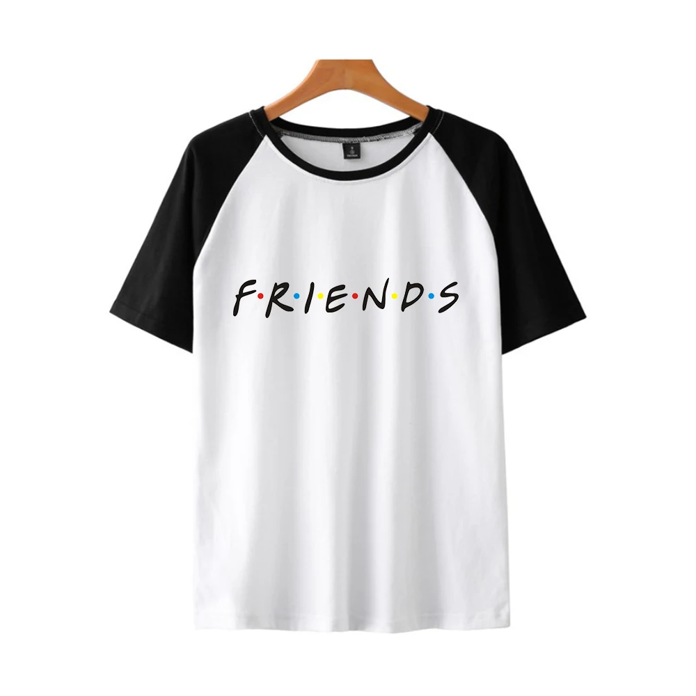 Футболка с надписью Friends Tv kawaii женская футболка буквенным принтом летняя модная