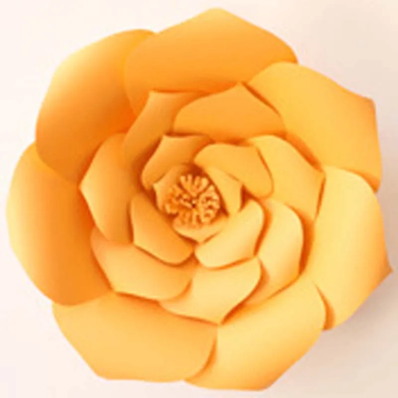 40CM sharp corners 40 см голова DIY бумажные цветы для украшения свадебной вечеринки, гигантская картонная бумага цветочный фон, искусственная большая Роза Настенный декор - Цвет: 40CM sharp corners