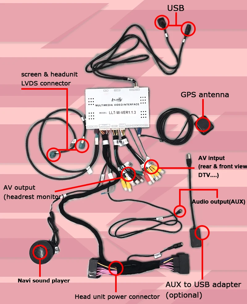 

Lsailt Android / carplay interface box for Skoda Fabia Kodiaq 6.5 8 discover MIB MQB system video interface box