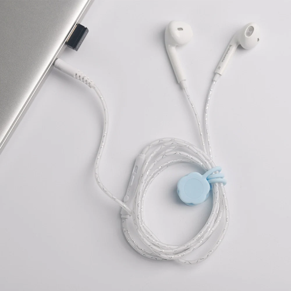 3 шт. силиконовый кабель магнитной связывания клейкие ленты данных еда сумка