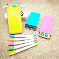 5 pcsset candy color highlighter pen for kids kawaii fragrance marker pen stationery office school supplies customize with logo