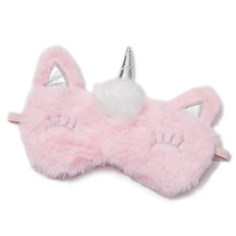 3D маска для глаз с единорогом сна монстрами и повязками на глаза мягкий чехол