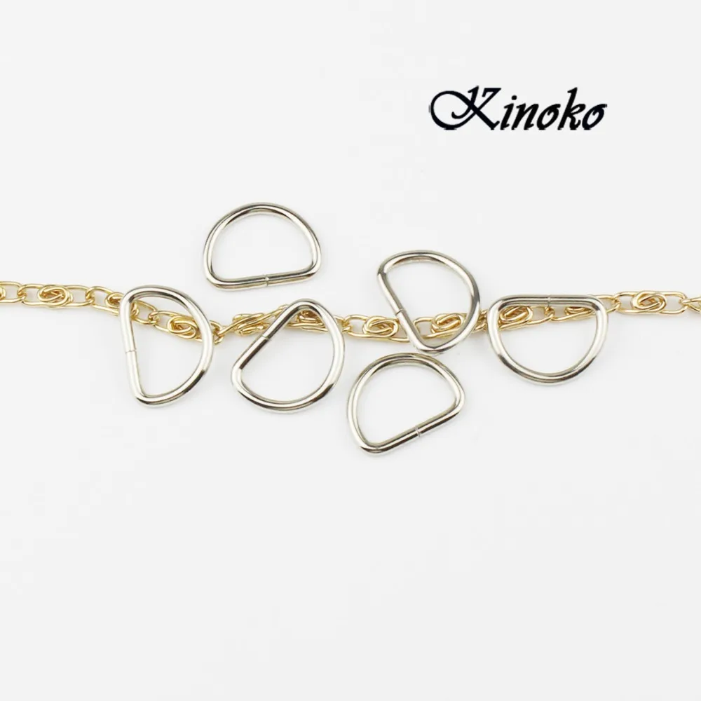 100 шт 5/8 &quotметаллическое D кольцо регулируемые пряжки для рюкзаков ремни одежда