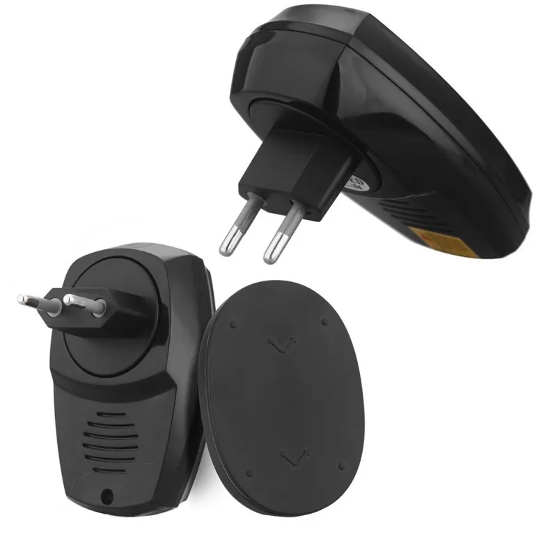 Новый Водонепроницаемый Черный дверной звонок с вилкой европейского стандарта