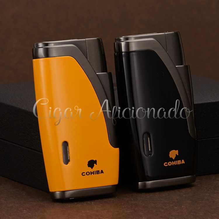 COHIBA классические гаджеты качество металла ветрозащитный двойной факел пламени