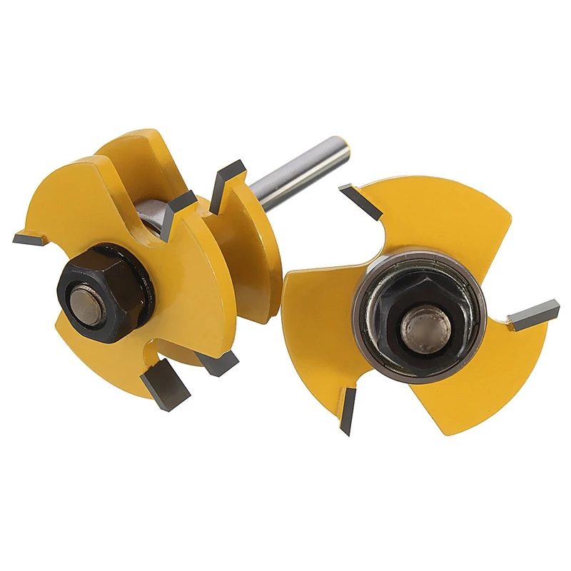 2 шт. Горячая продажа резец Tenon напольные деревянные сверла паз и язык