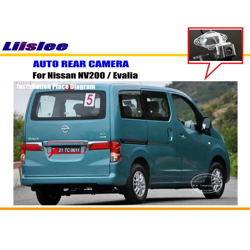 Liislee для Nissan NV200/Evalia камера заднего вида/запасная парковочная камера/HD CCD RCA NTST