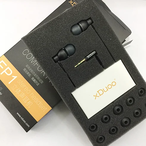 Наушники xDuoo EP-1 In Ear 3 5 мм стерео динамическая гарнитура 1 2 метра hifi | Электроника