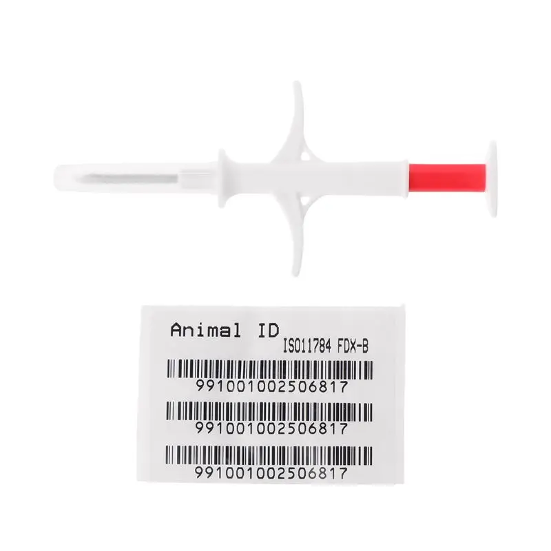 2 шт Pet ID микрочип шприц 12x12 мм ISO11784/5 FDX-B HDX животное тег инжектор IP67 | Дом и сад