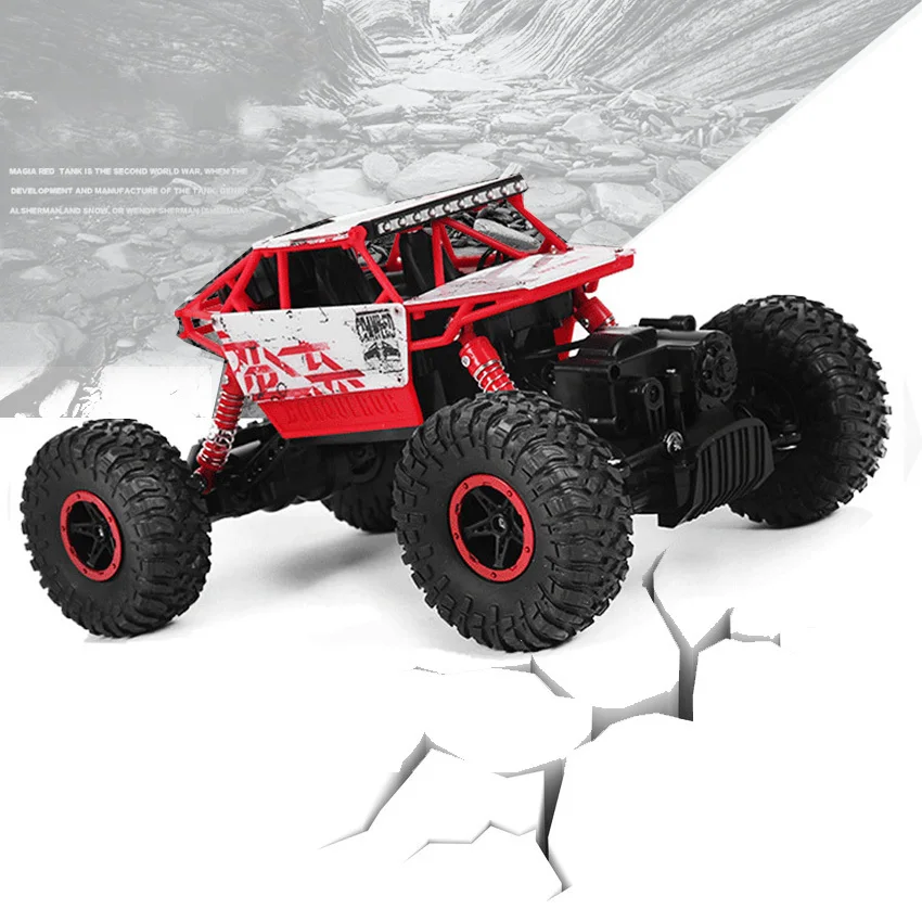 Новый автомобиль RC 4WD 2.4 ГГц рок сканеры ралли восхождение 4x4 двойной Двигатели