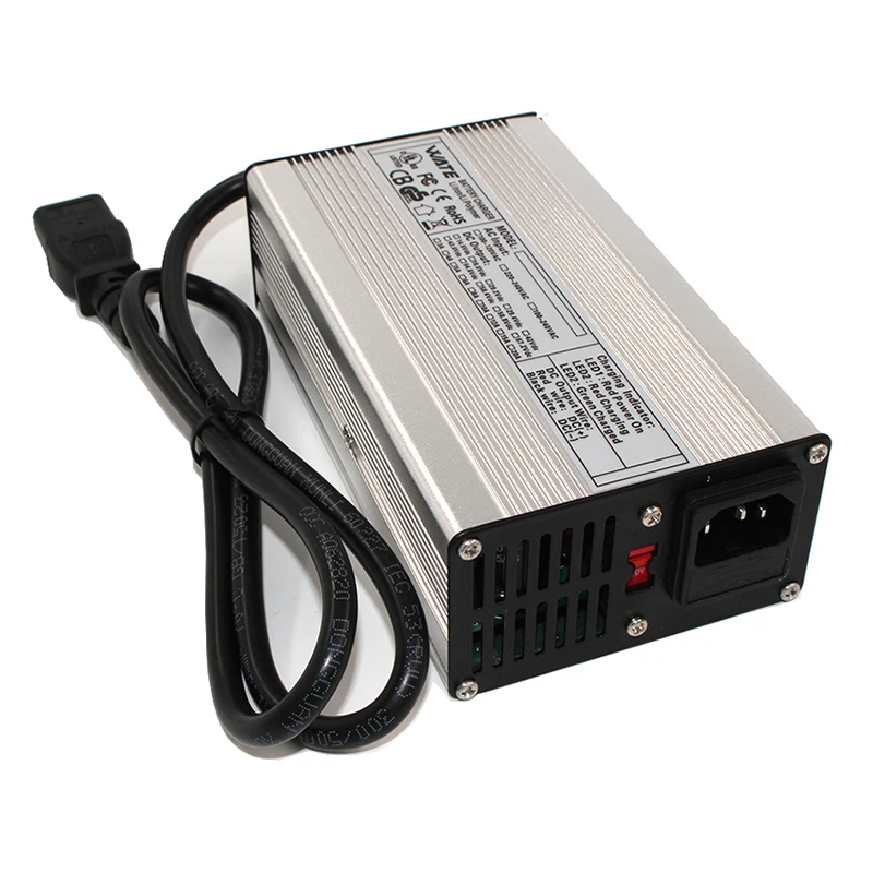 84v 3a charger 72v li ion battery smart charger used for 20s 72v li ion battery high power with fan aluminum case free global shipping