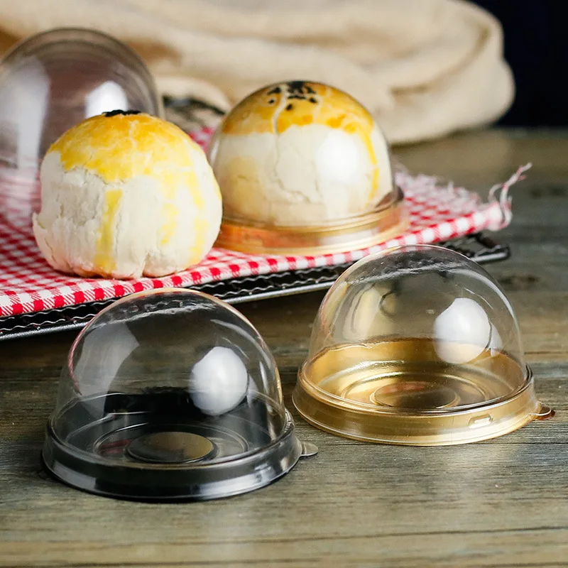 Круглая пластиковая коробка для торта одиночная Индивидуальная с Луной