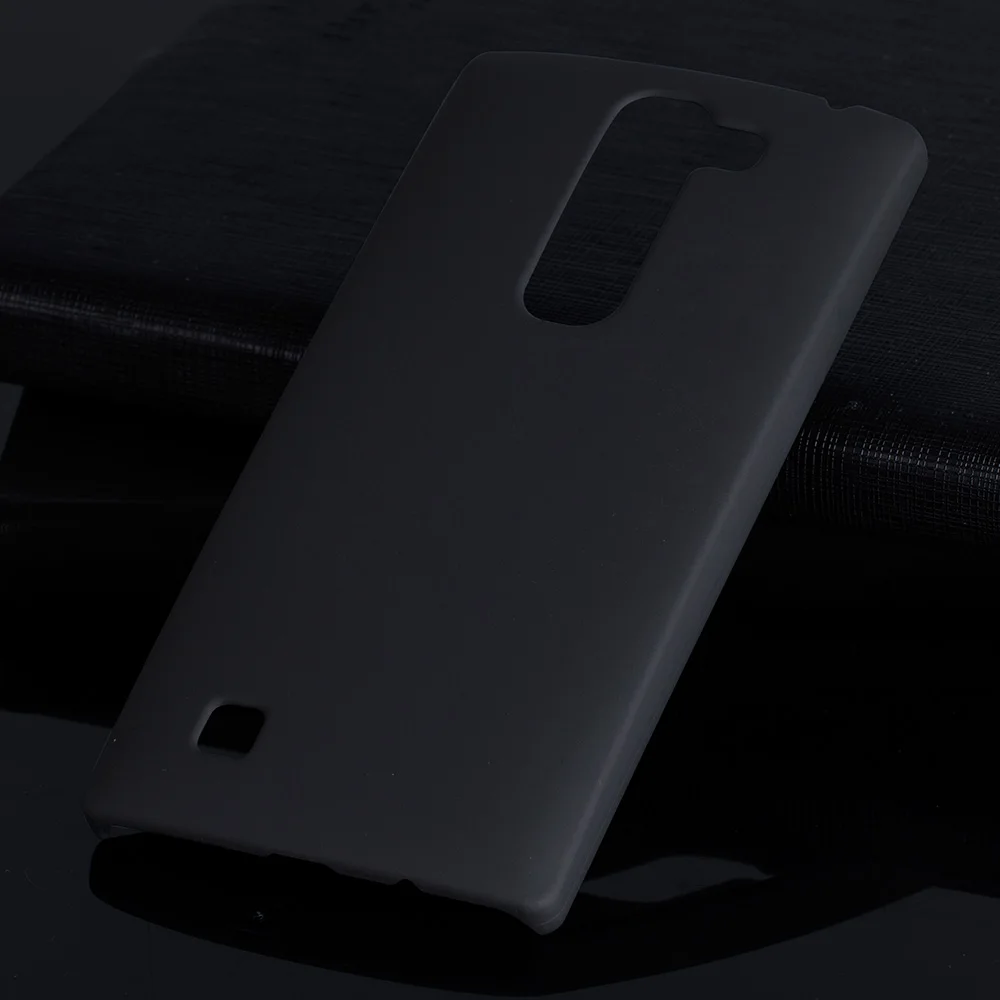 Матовый пластиковый чехол 4.7для Lg Spirit чехол для Lg Spirit 4G Lte C70 H420 H422 H440 H440y H440n чехол-лента на заднюю панель - Цвет: Black
