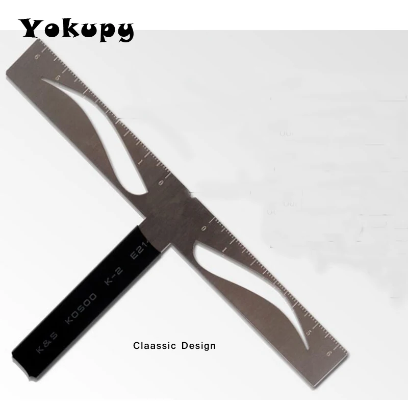 Микроблейдинг бровей баланс линейка металлическая Татуировка формовочный
