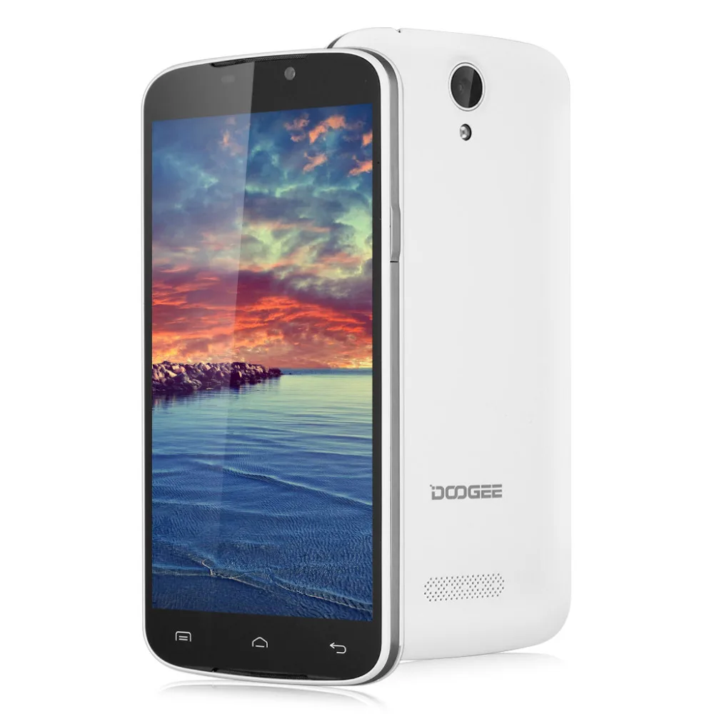 Оригинал DOOGEE X6 MTK6580 4 ядра смартфон 5 дюйма 1280*720 Android 1 сотовый телефон 3000 mAh