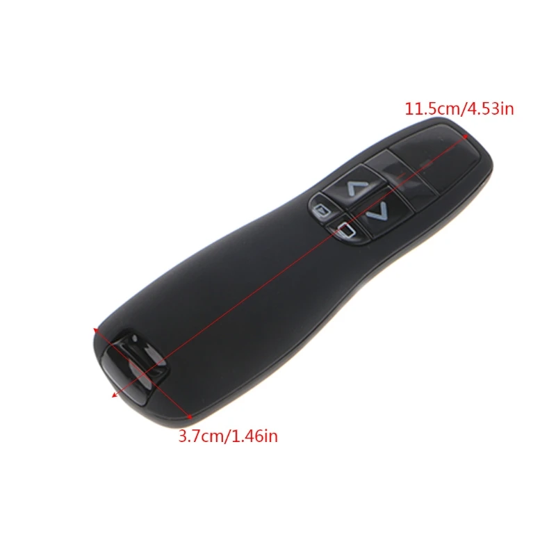 

Black 2.4Ghz for Logitech Wireless Presenter R400 with Red Pointer Pen WA