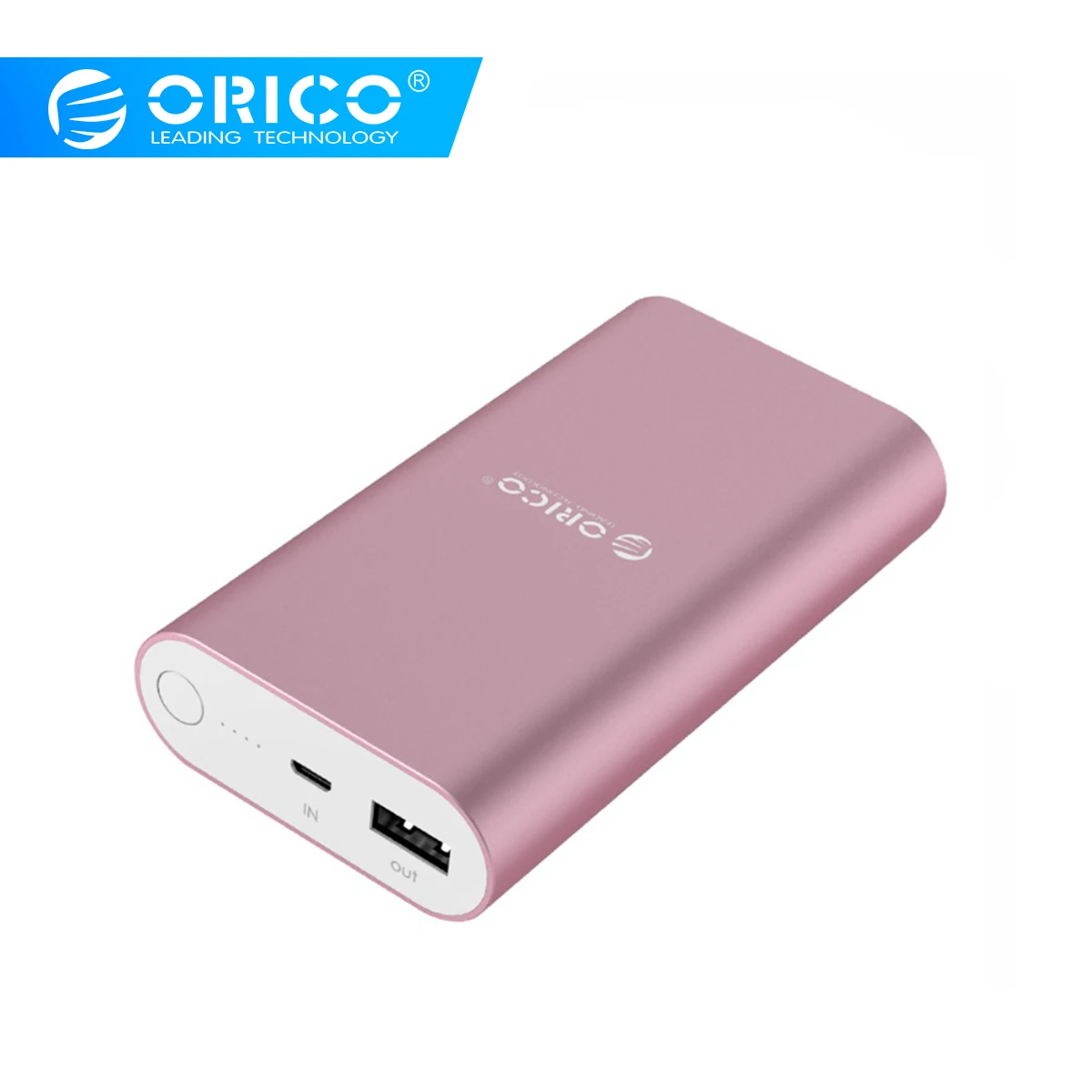 ORICO QC3.0 power Bank алюминий 10050mA Универсальное портативное быстрое зарядное