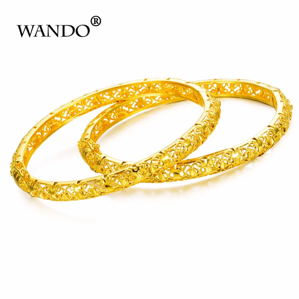 WANDO африканские ювелирные изделия золотой браслет в дубайском стиле нити