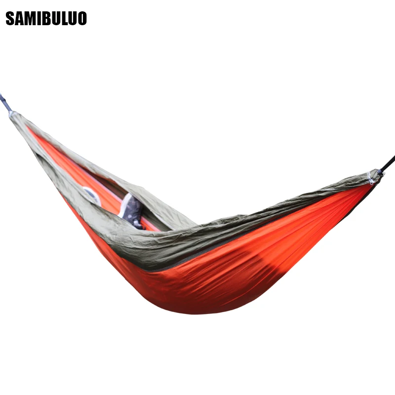 Взрослый дорожный одиночный/двойной гамак портативный с 2 ремнями