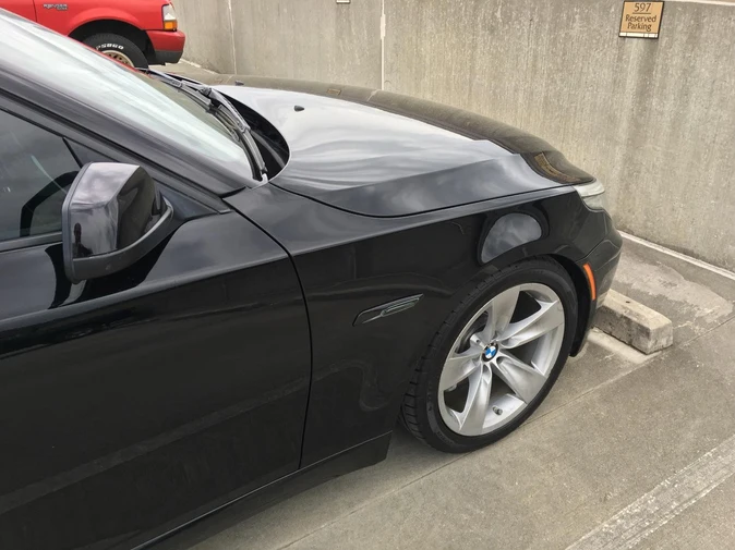 Глянцевый черный Тип + дымчатые линзы светодиодный боковой маркер светильник