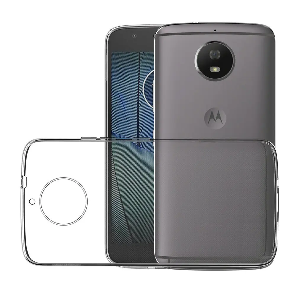 Прозрачный гелевый Чехол из ТПУ для телефона Motorola Moto G5s E4 G6 G5 E5 G7 C Plus Play One Power