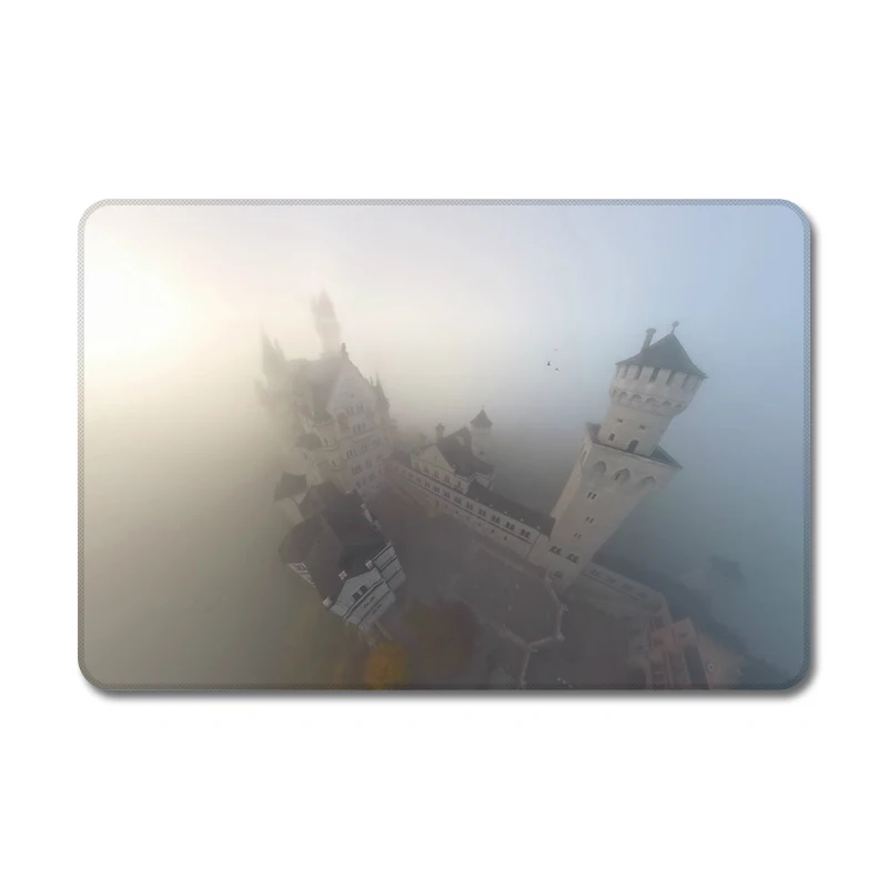 Новый Лебедь камень замок Schloss Neuschwanstein Винтаж Карта мира природа резиновый стол